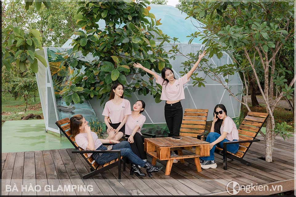 Bà Hào glamping view 1
