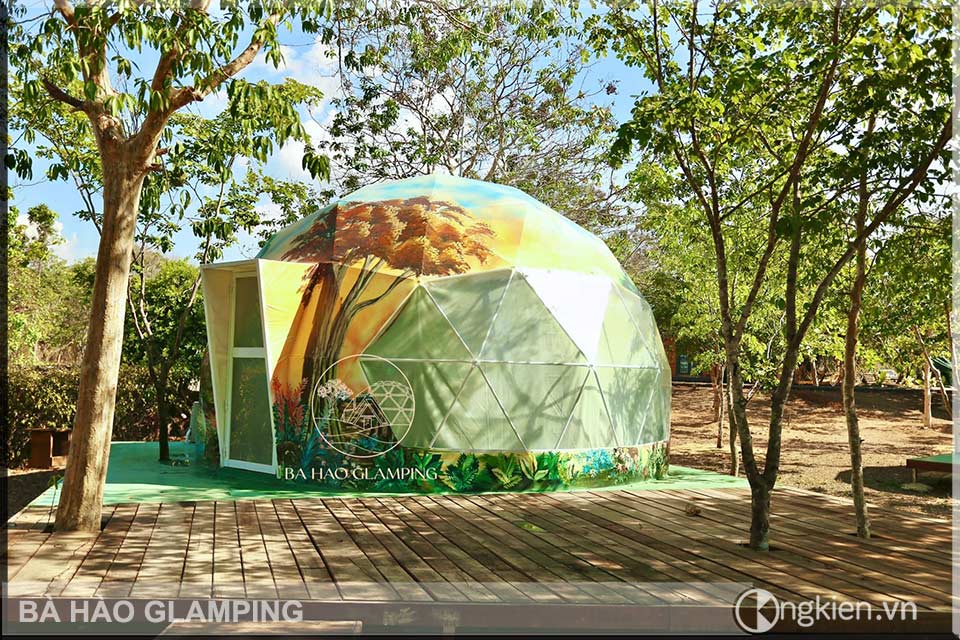 Bà Hào glamping view 2