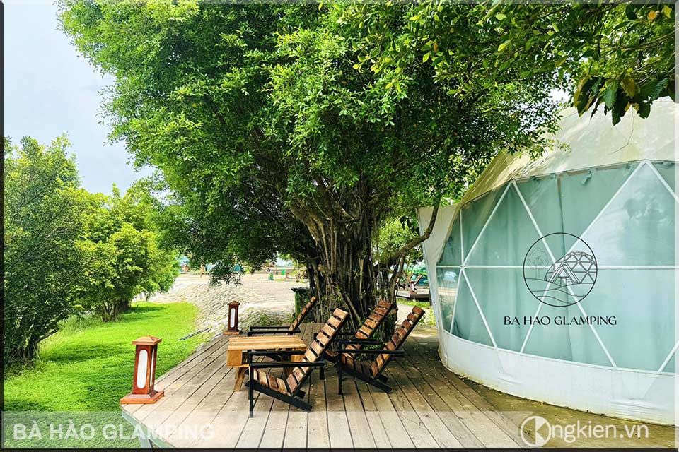 Bà Hào glamping view 2