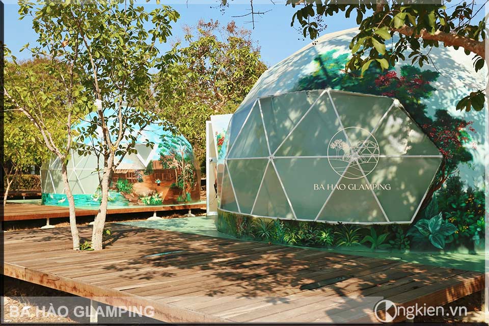 Bà Hào glamping view 2