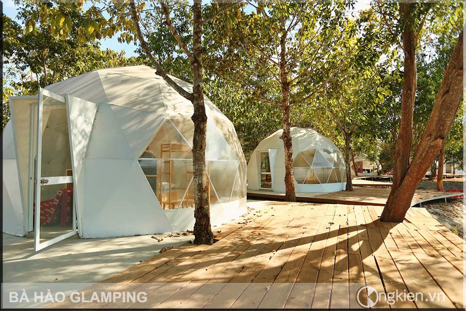 Bà Hào glamping view 2