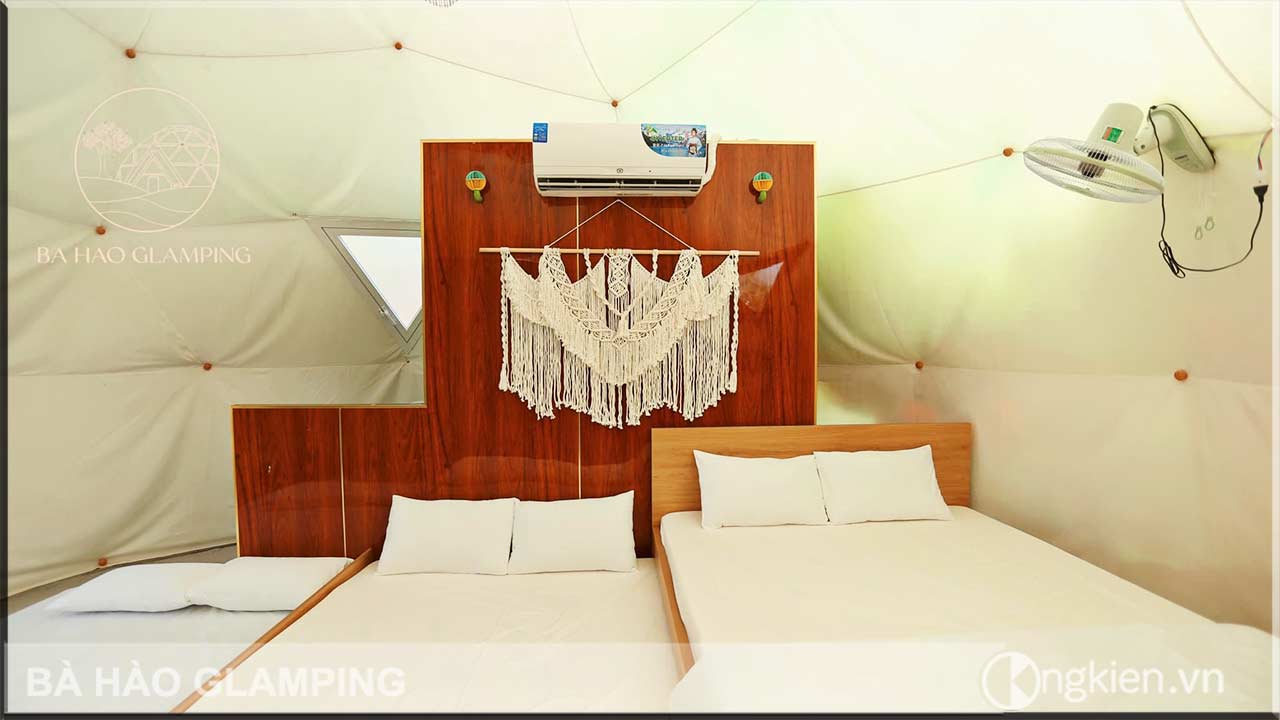 Nội thất dome house sang trọng tại Bà Hào Glamping view 4