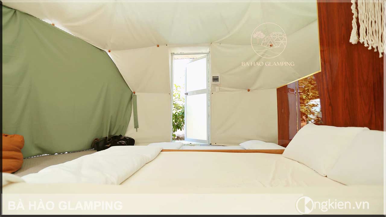 Nội thất dome house sang trọng tại Bà Hào Glamping view 7