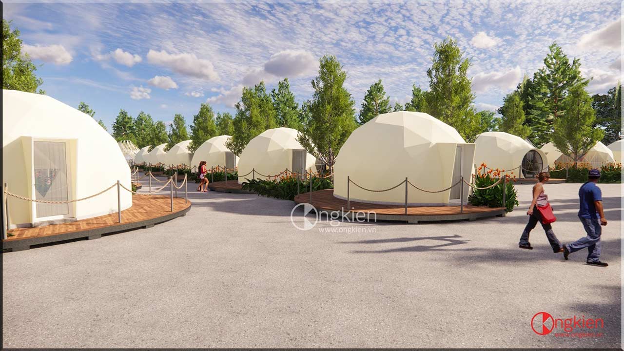 Thiết kế khu glamping nghỉ dưỡng