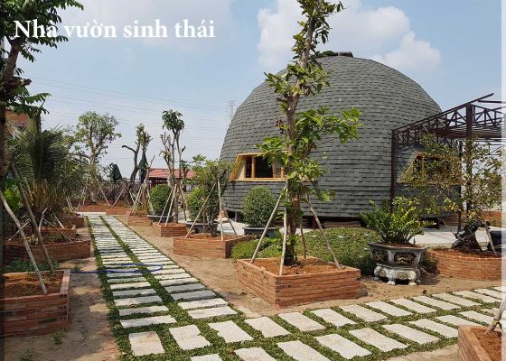 Thi công xây dựng nhà vườn sinh thái ở Đồng Nai