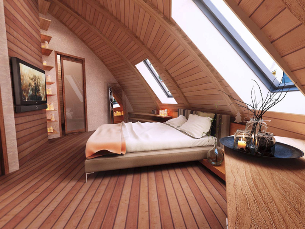 Thiết kế phòng ngủ nhà mái vòm