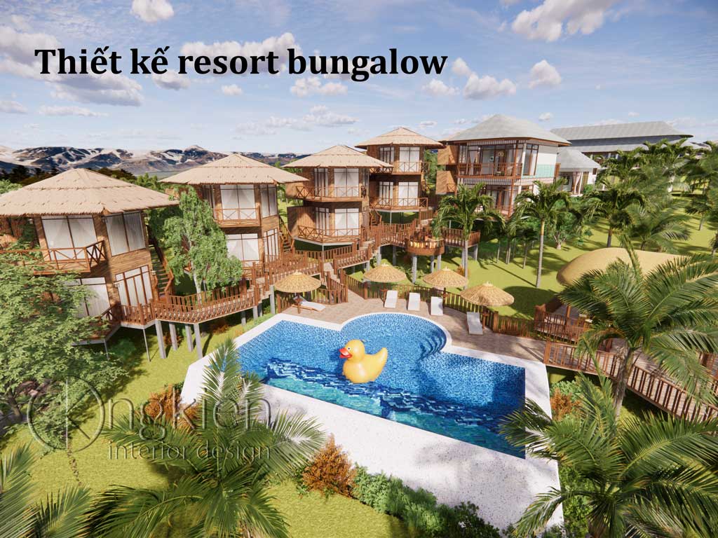 Thiết kế resort bungalow ở Nam Du