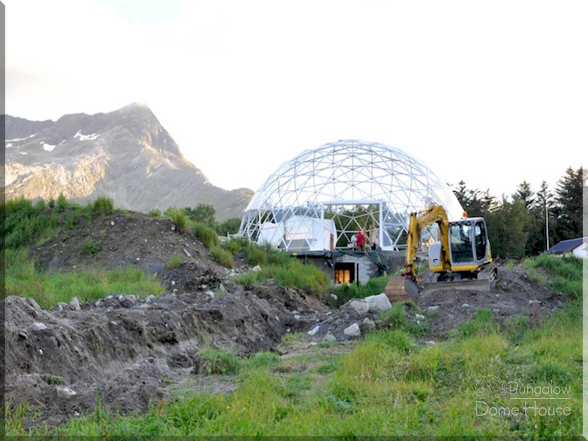 quá trình xây dựng nhà sinh thái ở Na Uy