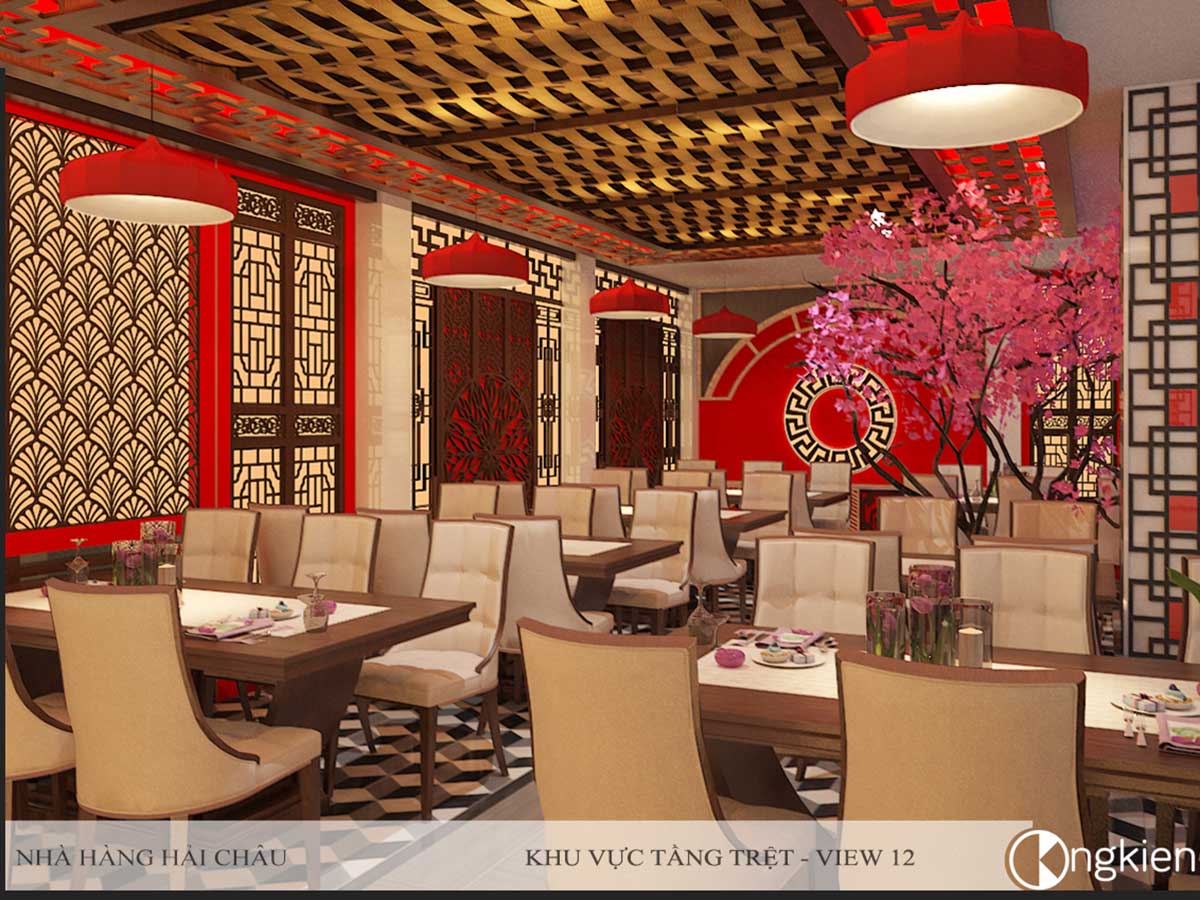 Thiết kế nhà hàng trung hoa Hải Châu