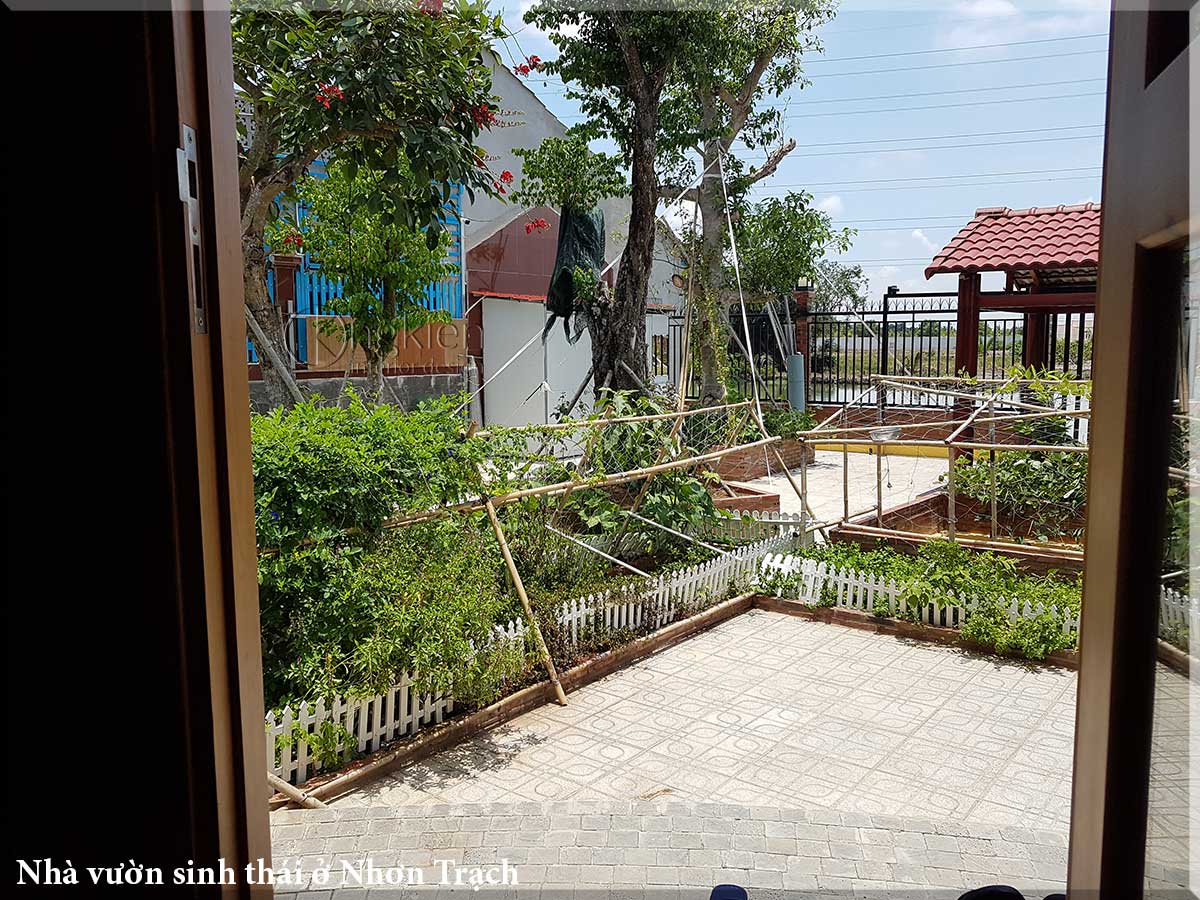 thi công hoàn thiện nhà vườn sinh thái ở Nhơn Trạch